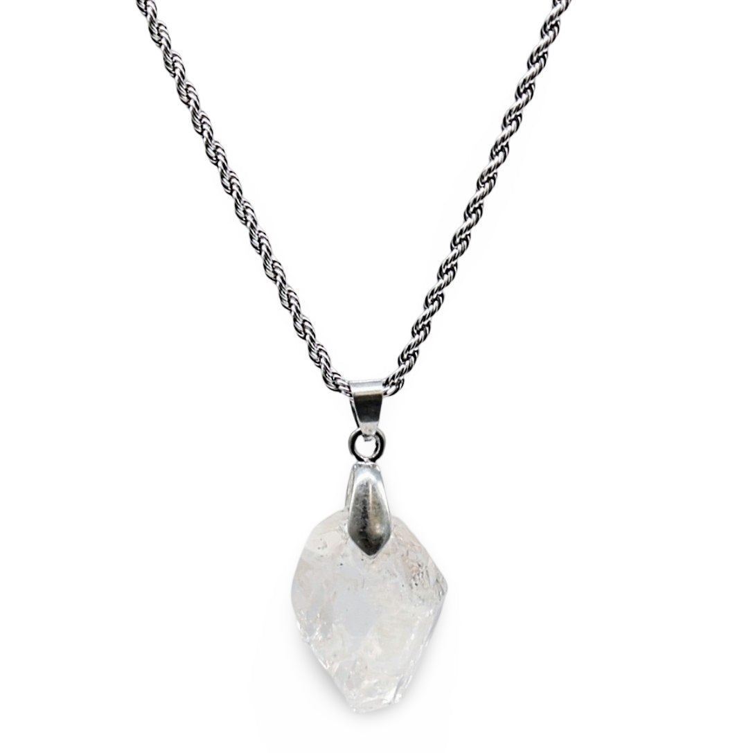 Collier -Diamant Herkimer -7.5g