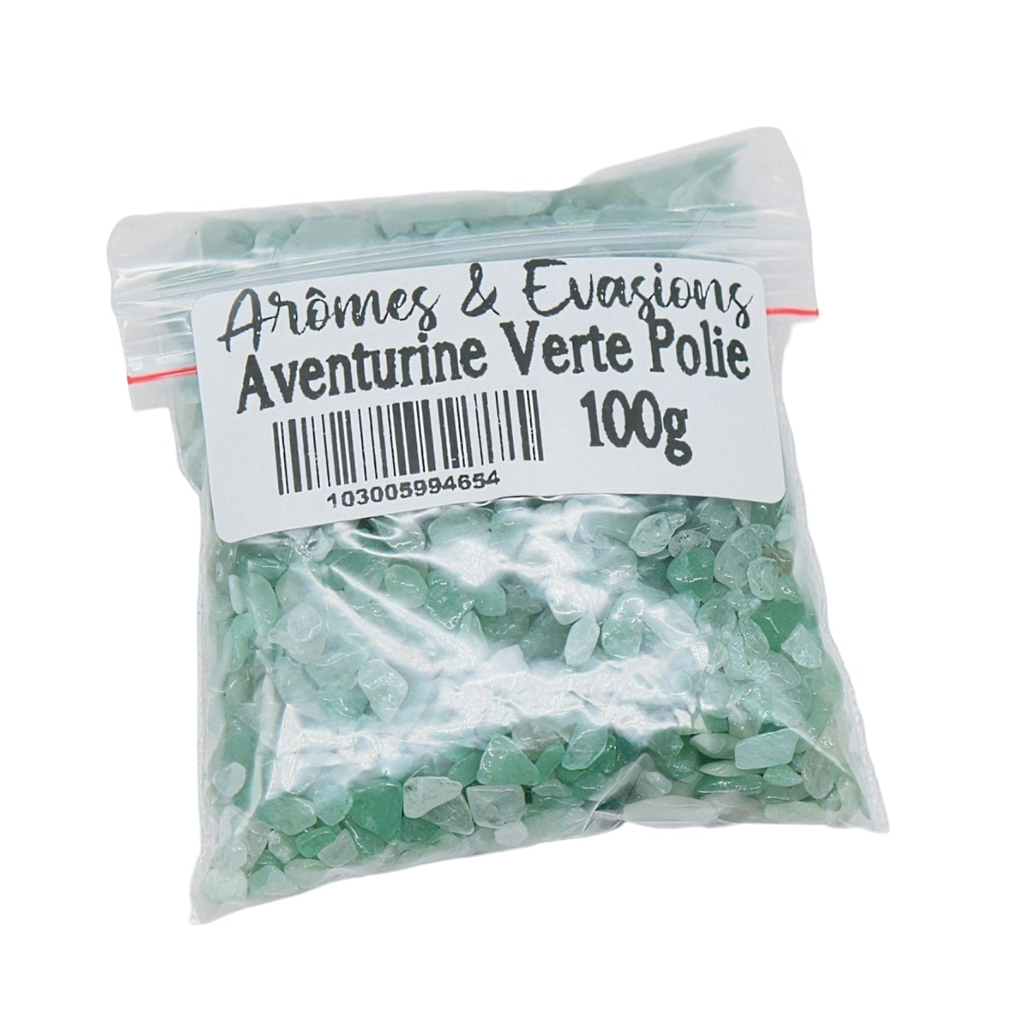 Stone - Tumbled Chips - Green Aventurine - 2 to 4mm