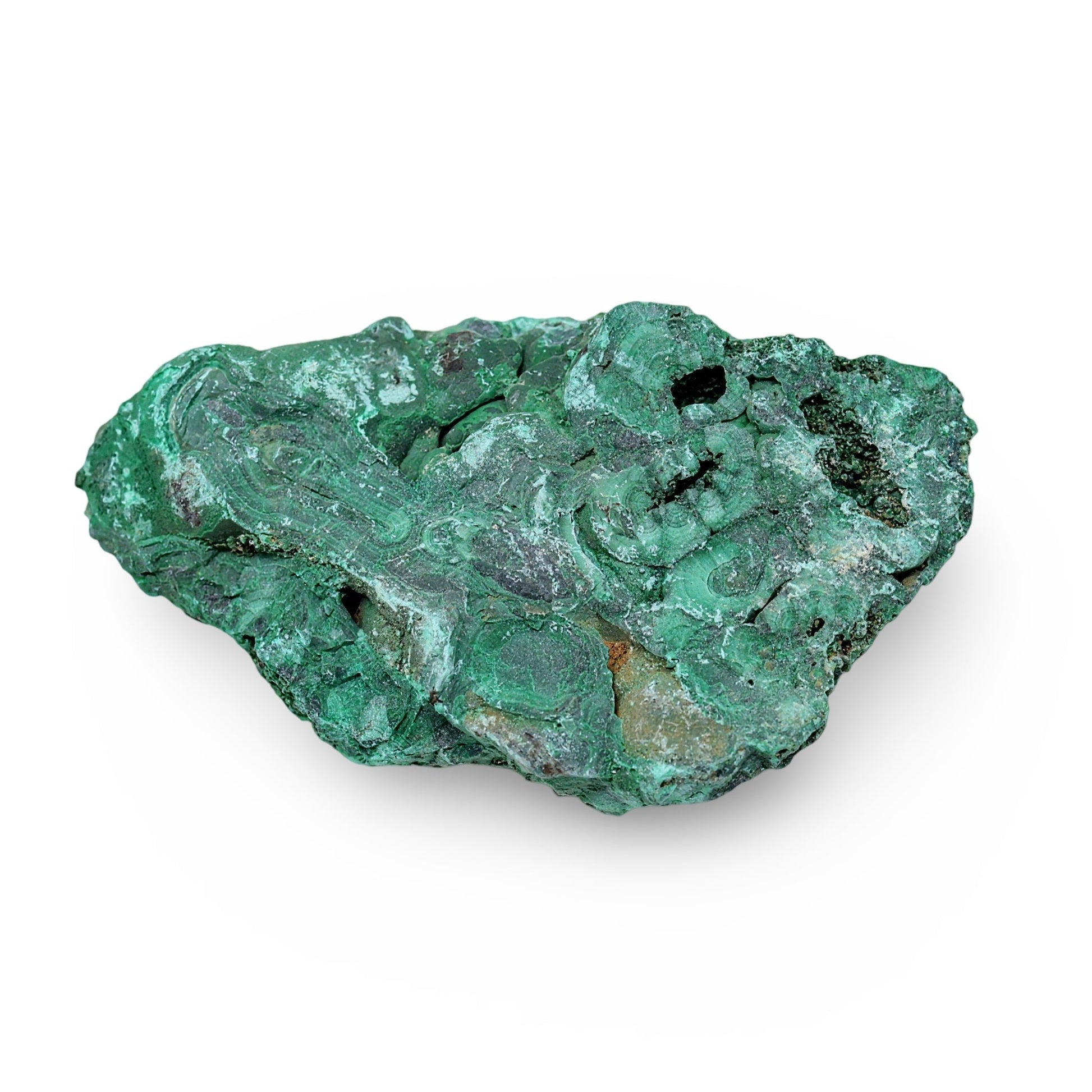 Stone - Specimen - Fibrous Malachite - Rough - 200g - Arômes et Évasions