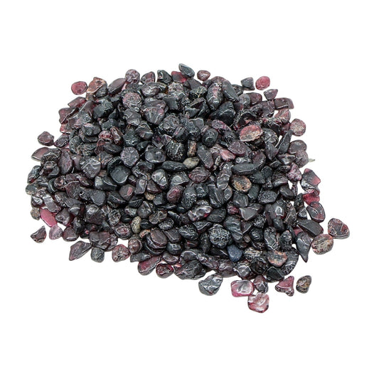 Stone - Tumbled Chips - Garnet B - 7 to 9mm