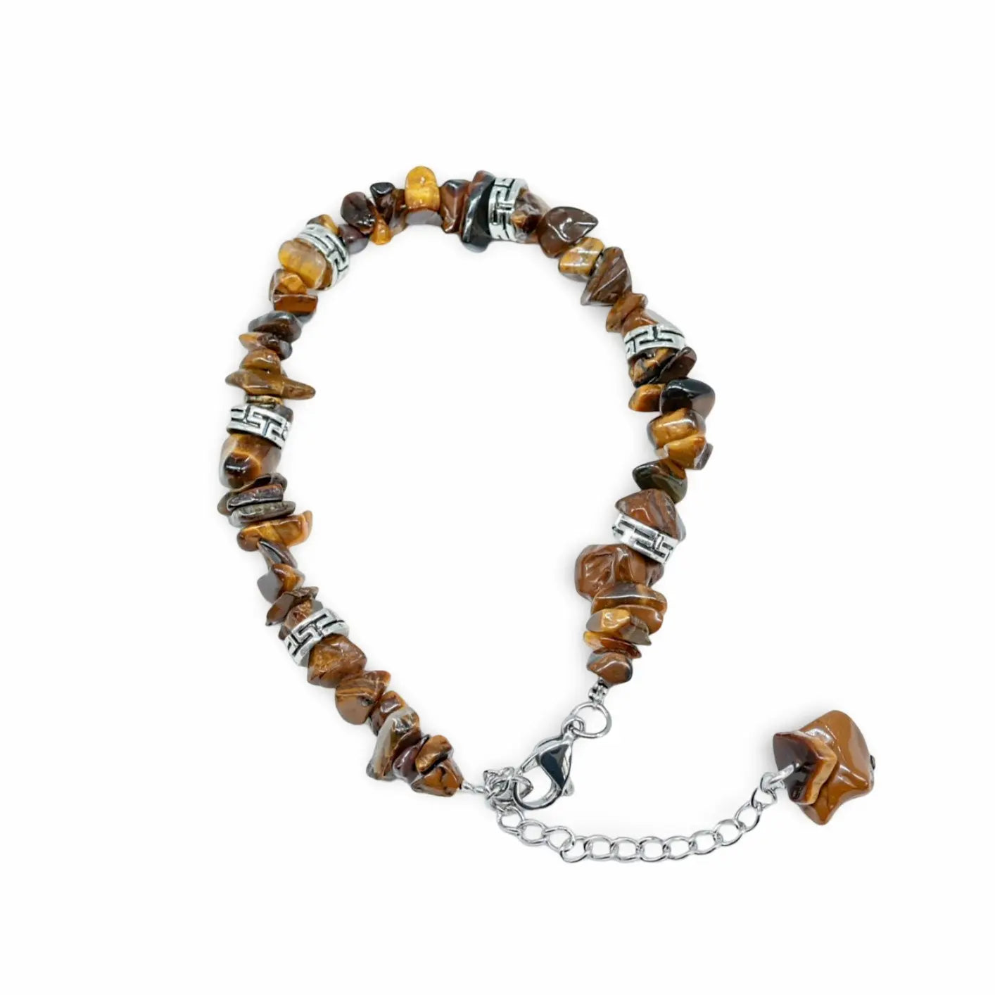 Bracelet - Tiger Eye - Chips - Adjustable -Chips -Arômes & Évasions