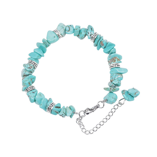 Bracelet - Turquoise - Éclats de Pierre - Ajustable