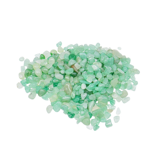 Stone - Tumbled Chips - Green Aventurine - 5 to 7mm