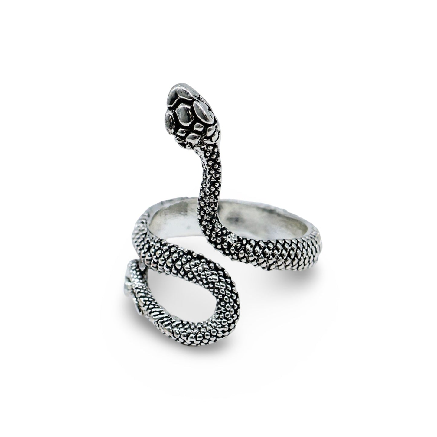 Ring - Silver Snake - Adjustable