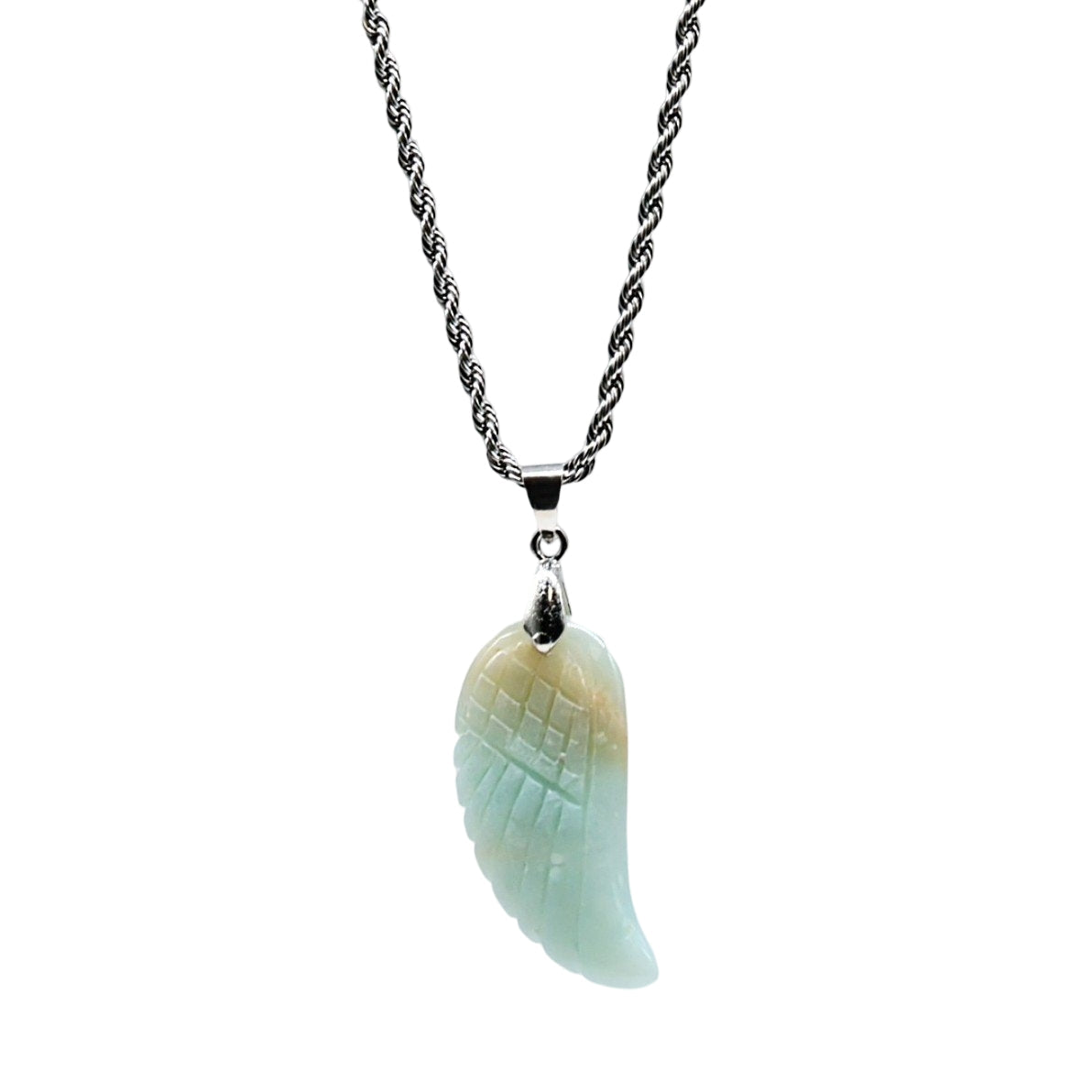 Collier - Pierre Précieuse - Ailes d'Ange - Amazonite