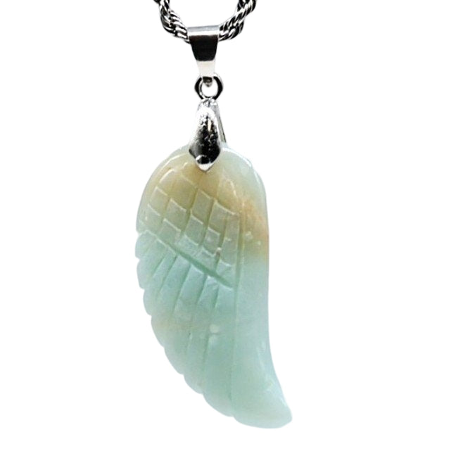 Collier - Pierre Précieuse - Ailes d'Ange - Amazonite