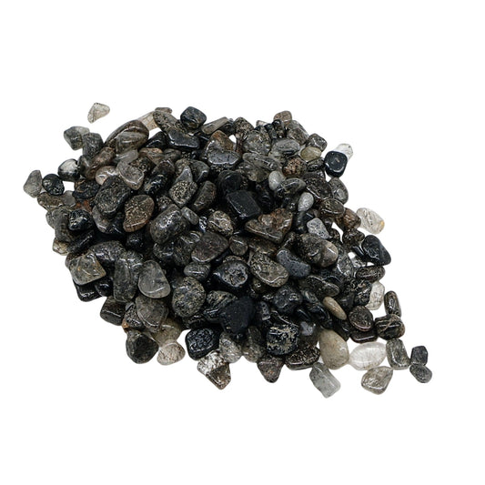 Stone - Tumbled Chips - Black Crystal Quartz