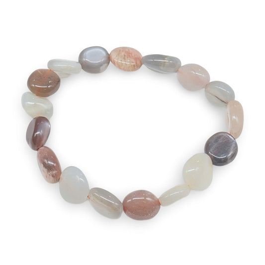 Bracelet - Pierre de Lune - Petite Pierre de Forme Naturelle