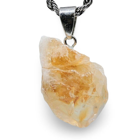 Collier - Citrine Naturelle