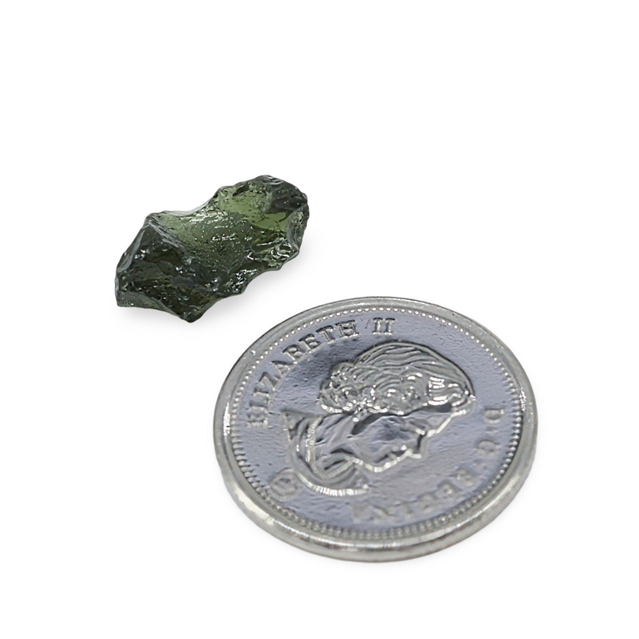 Pierre - Moldavite - Brut - Spécimen - 0.5g