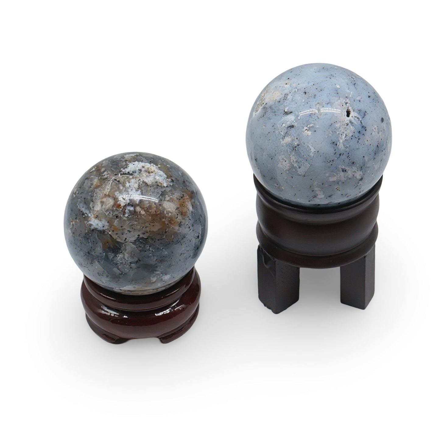 Sphère - Opale Bleue - 3"