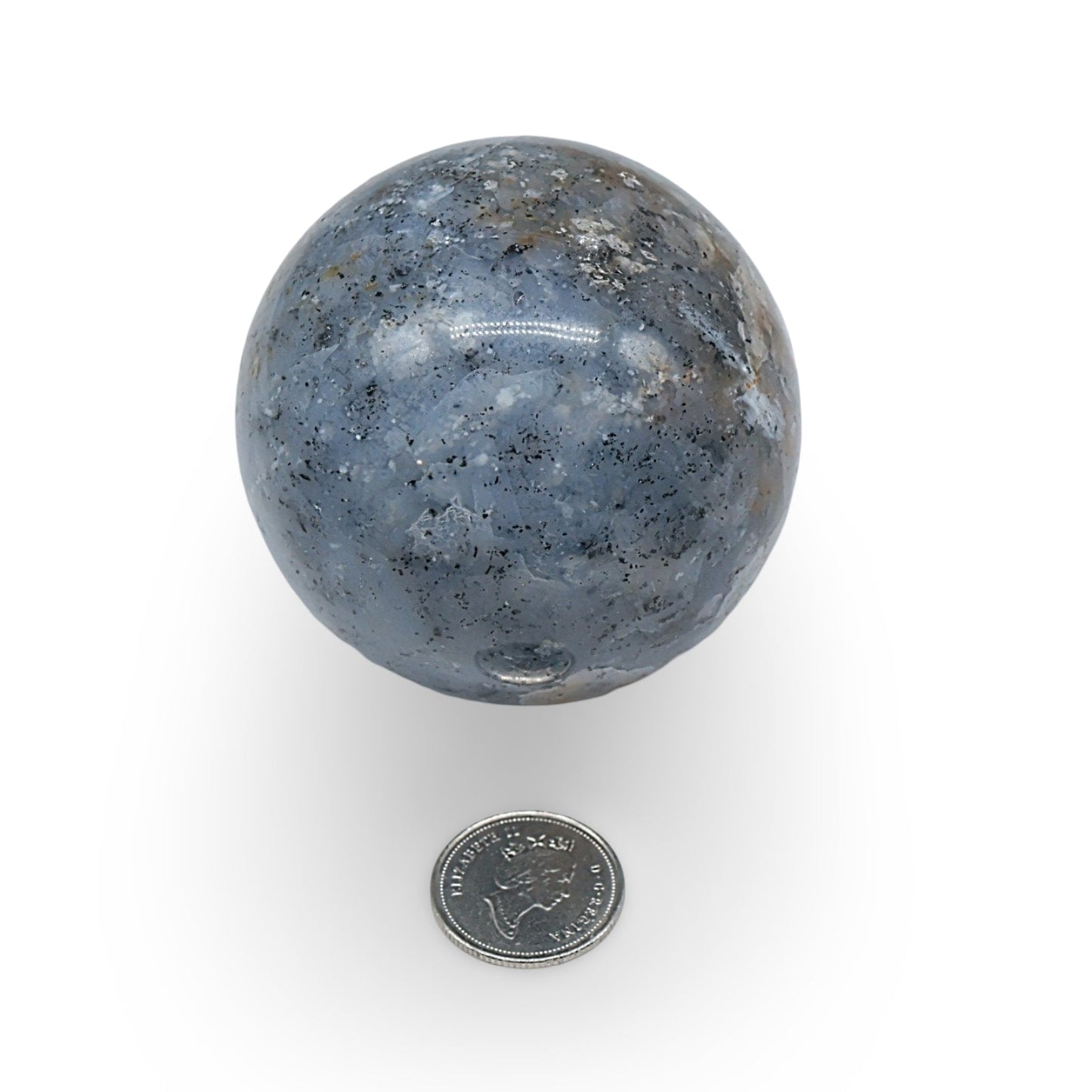 Sphère - Opale Bleue - 3"