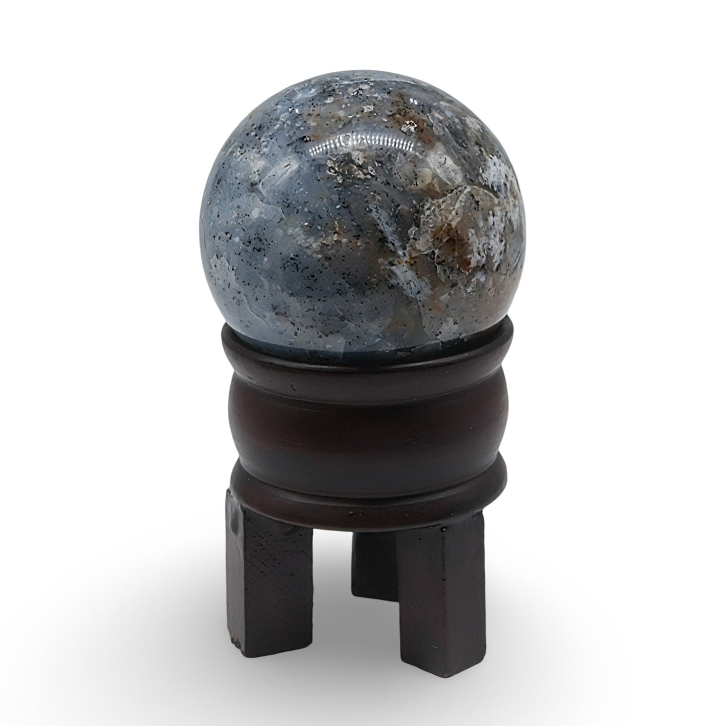 Sphère - Opale Bleue - 3"