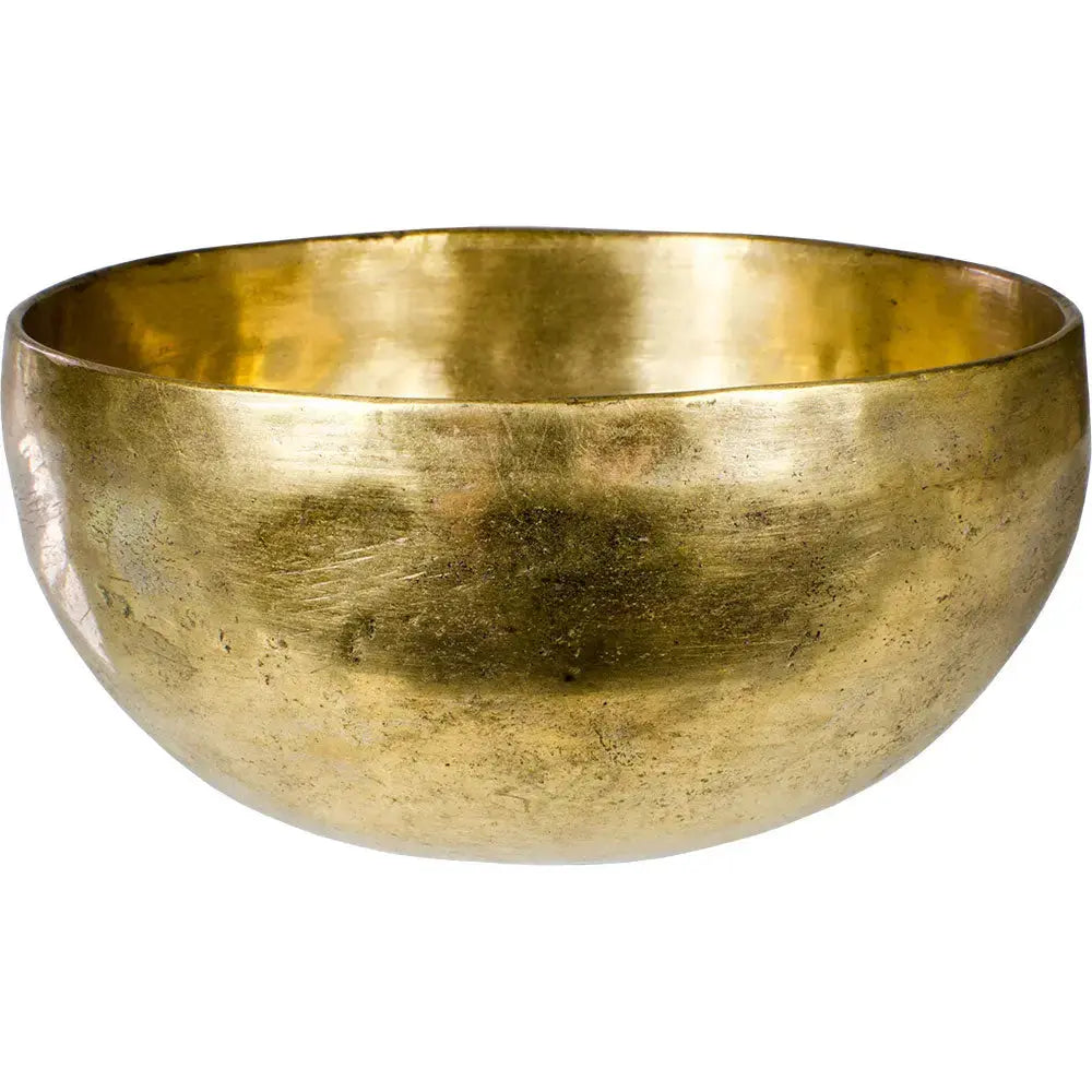 Singing Bowl - Hand Hammered - Gold - Medium - 4.5″DI.(0.26-0.43KG) -4"DIA -Arômes & Évasions