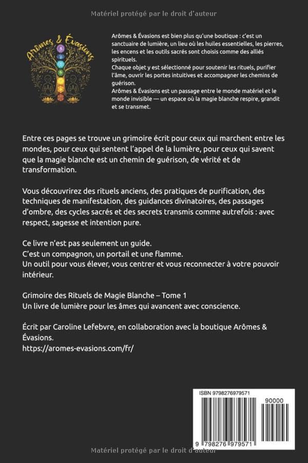 Livre - Grimoire des Rituels de Magie Blanche Tome 1