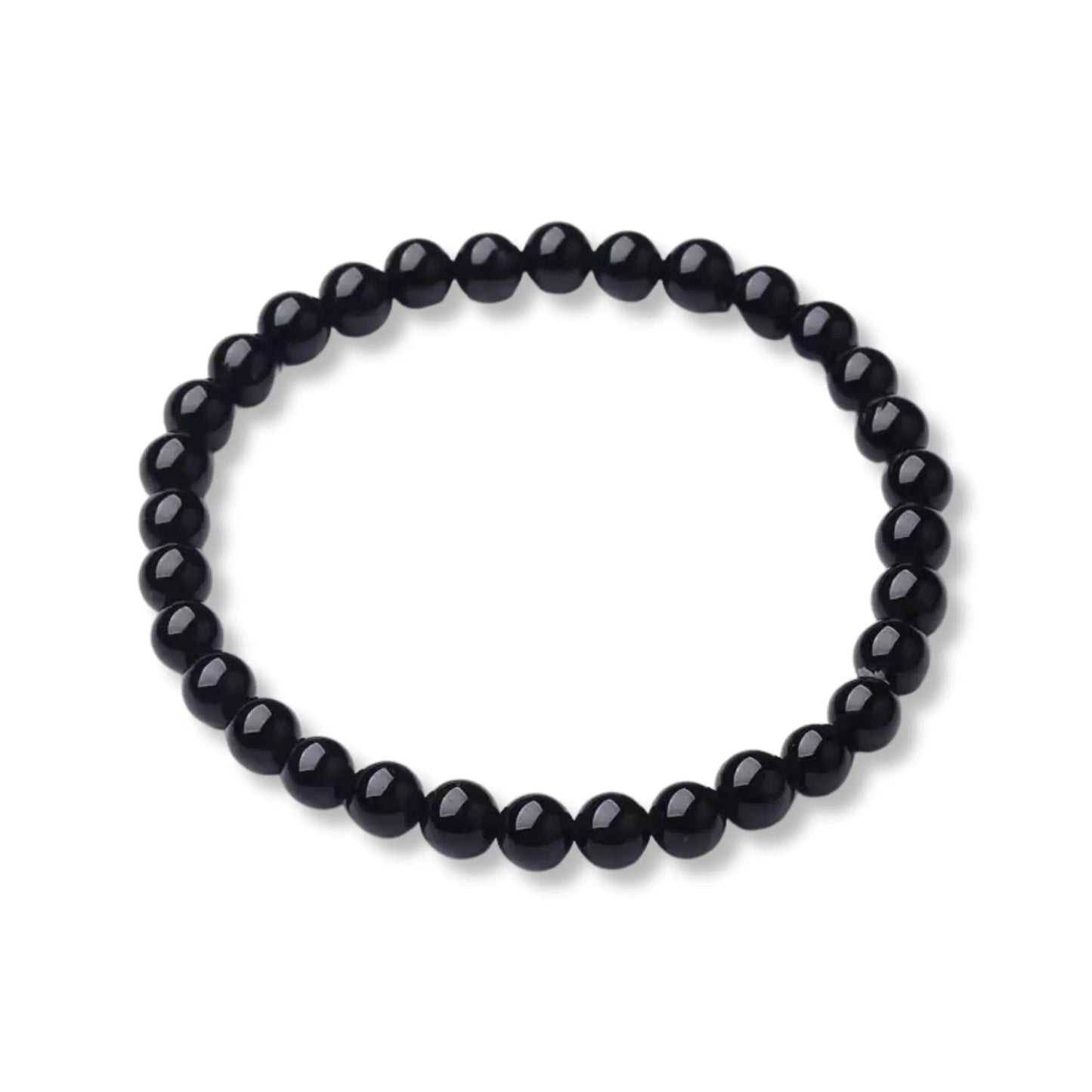 Bracelet - Black Agate - 6mm