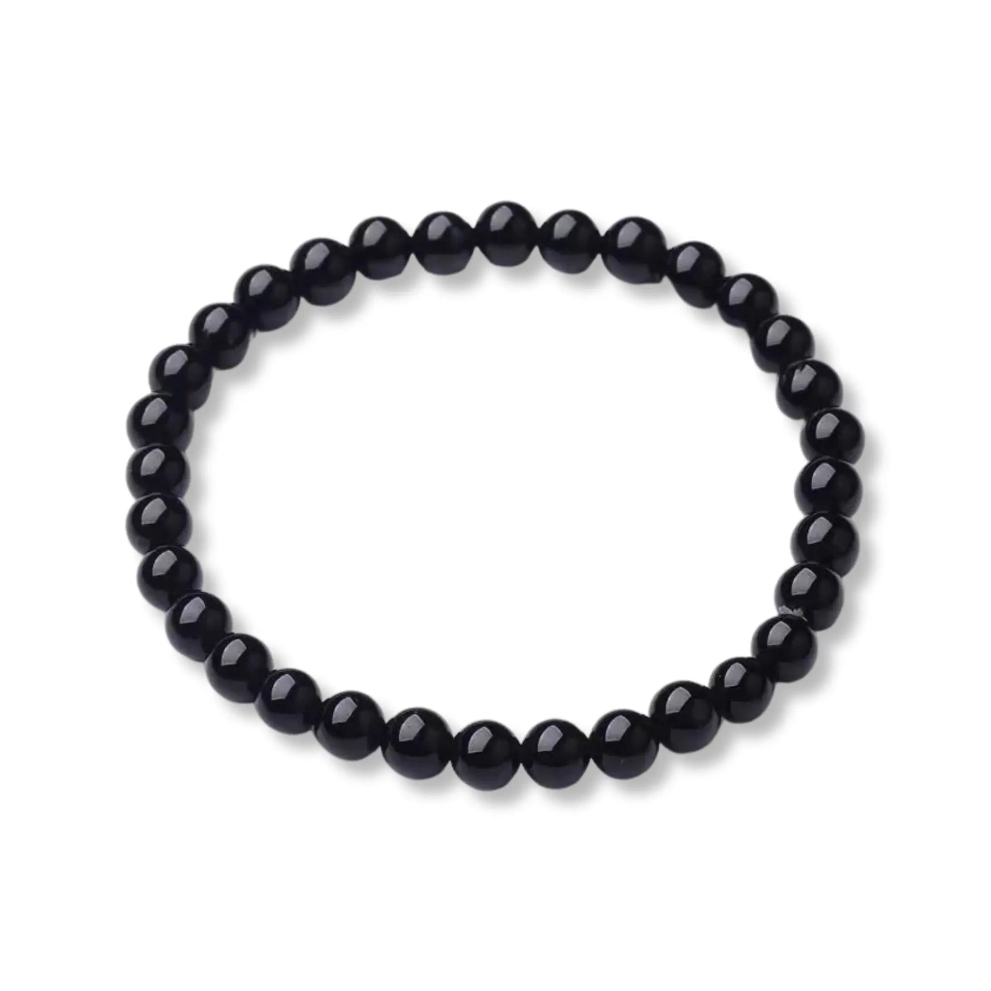Bracelet - Black Agate - 6mm