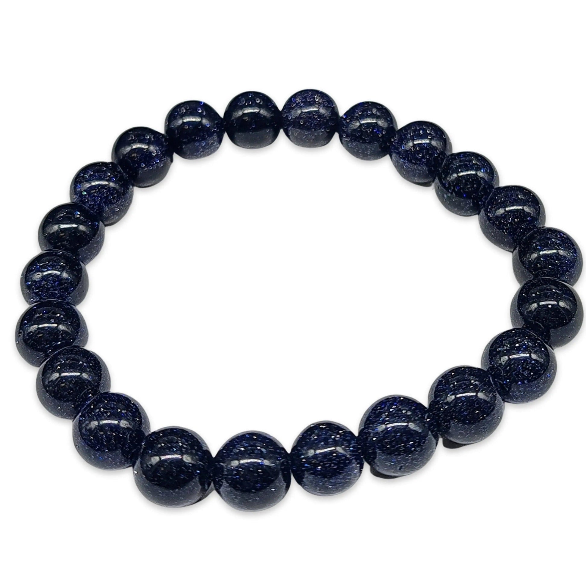 Bracelet -Blue Goldstone -8mm