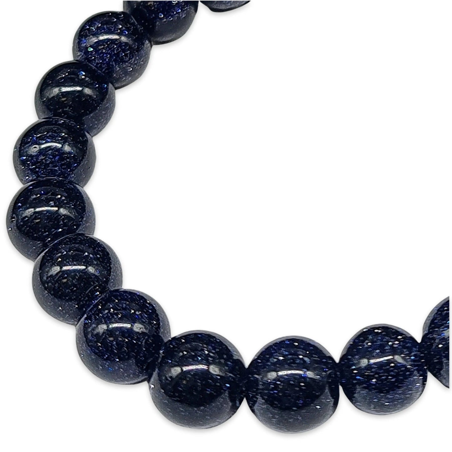 Bracelet -Blue Goldstone -8mm