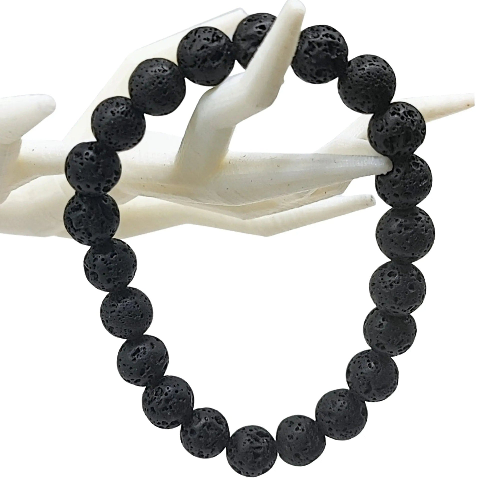 Bracelet - Lava Stone - 8mm