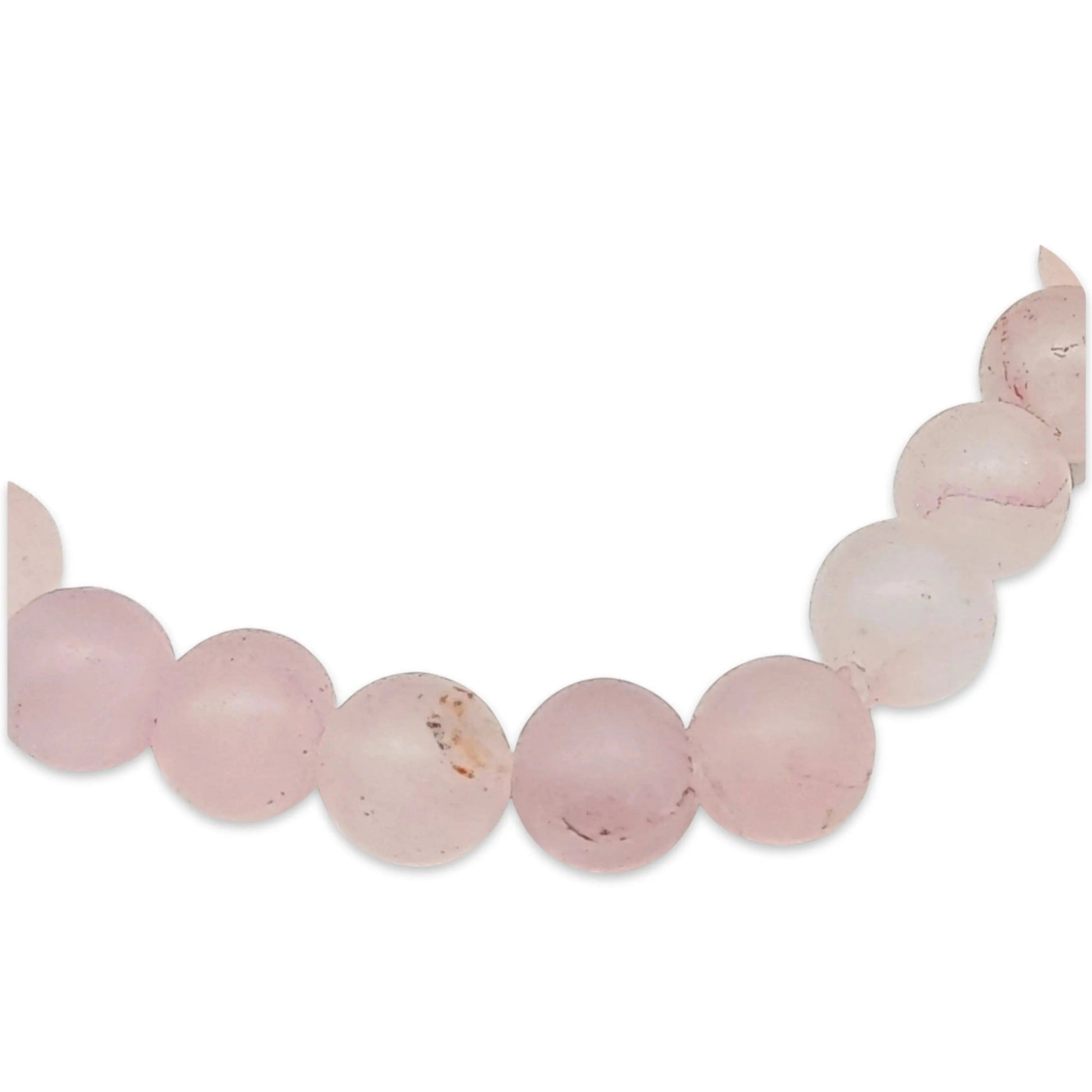 Bracelet - Rose Quartz - Frosted - 8mm