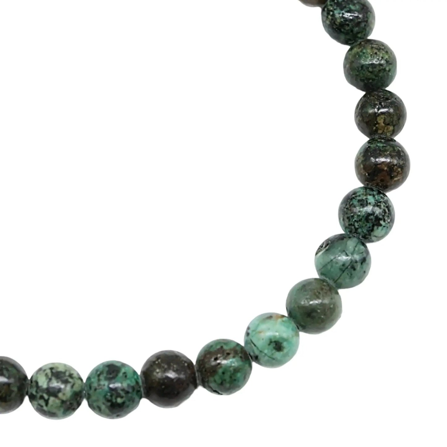 Bracelet - African Turquoise Jasper - 6mm -6mm -Arômes & Évasions