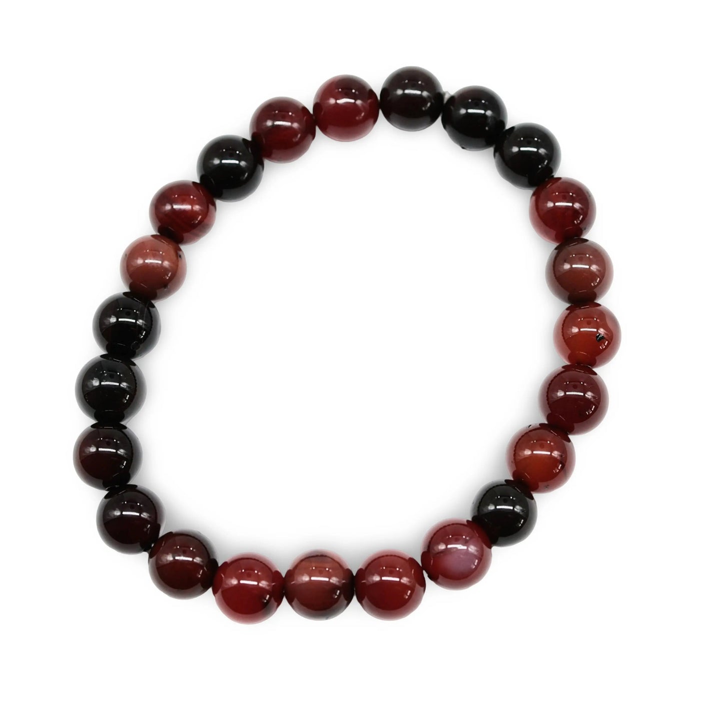 Bracelet -Agate -8mm -8mm -Arômes & Évasions