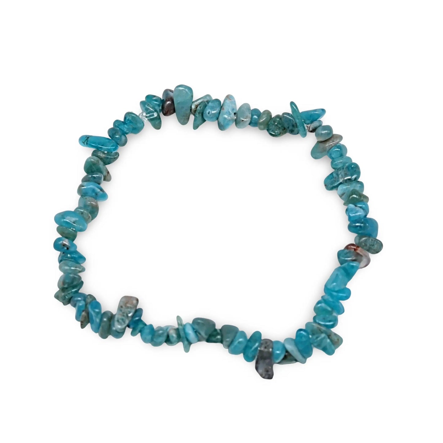 Bracelet - Blue Apatite - Chips -Chips -Arômes & Évasions