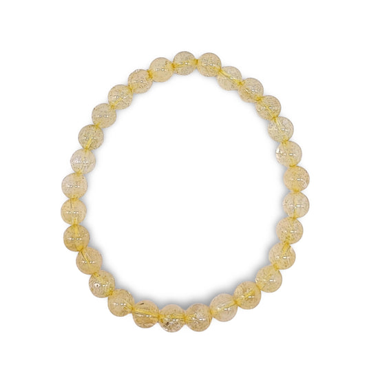 Bracelet -Citrine -6mm to 7mm