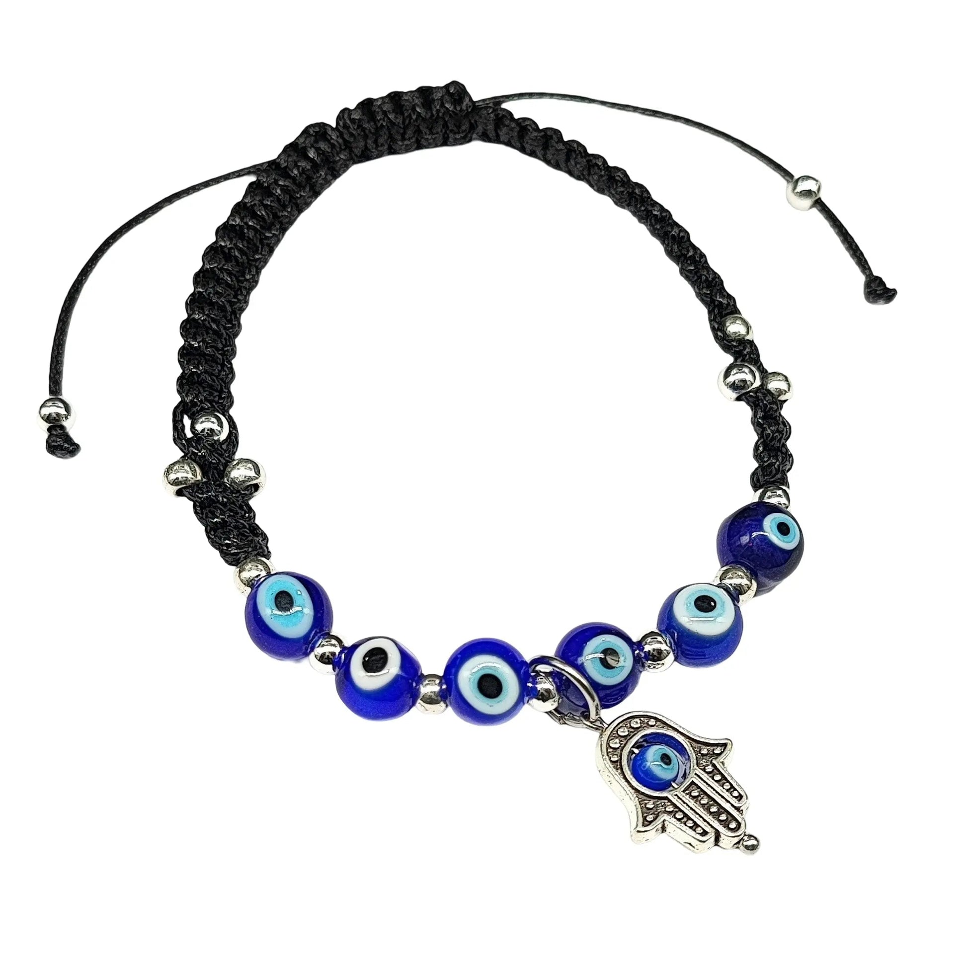 Bracelet - Evil Eye - Fatima Hand - Adjustable