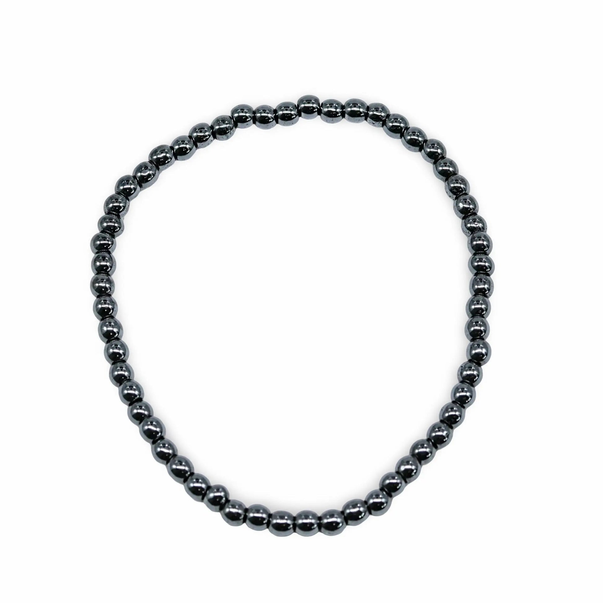 Bracelet - Hematite - 4mm -4mm -Arômes & Évasions