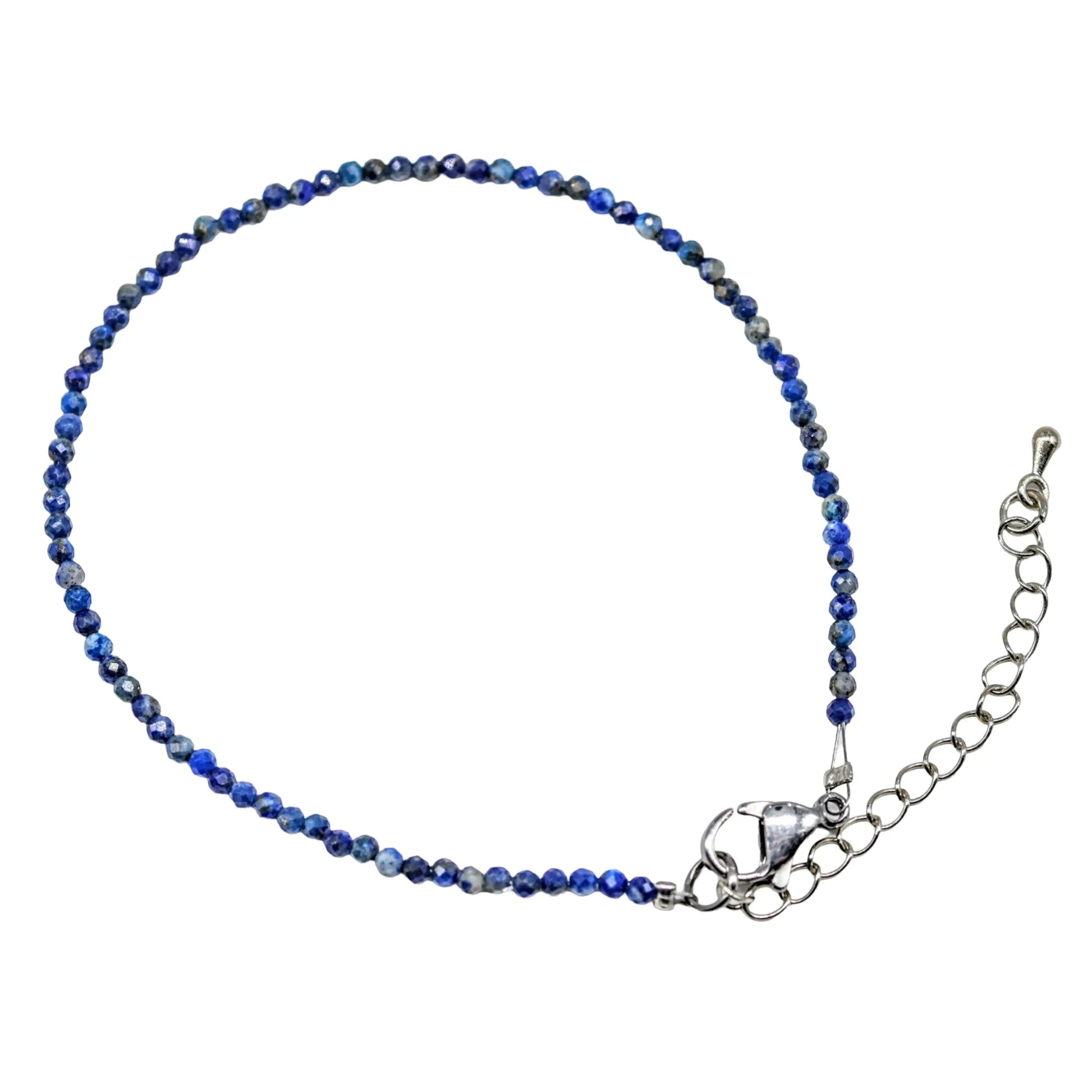 Bracelet - Lapis Lazuli - Faceted - 2mm -Faceted -Arômes & Évasions