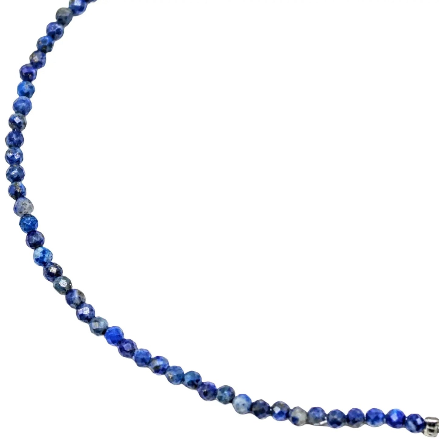 Bracelet - Lapis Lazuli - Faceted - 2mm -Faceted -Arômes & Évasions