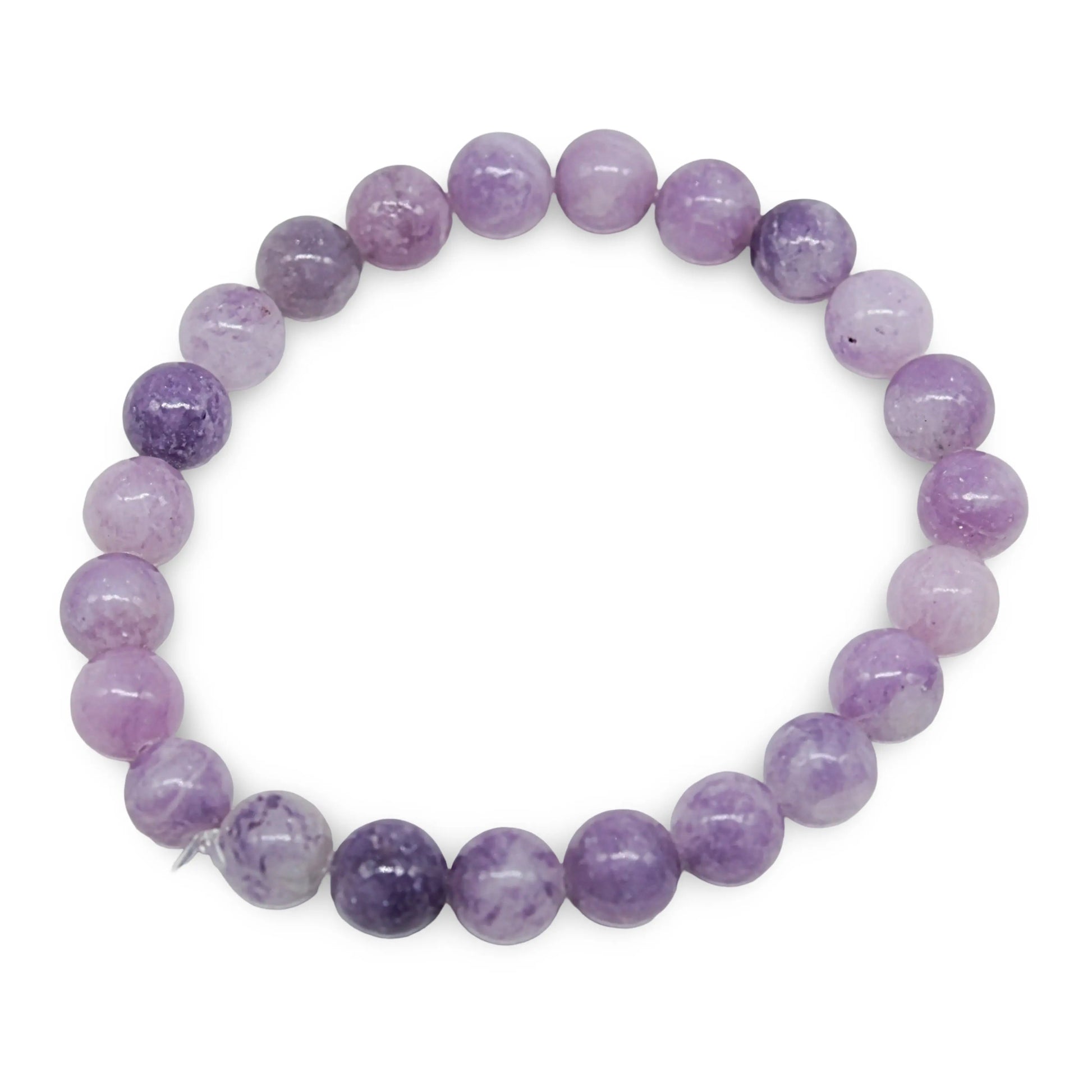 Bracelet - Lepidolite - 8mm -8mm -Arômes & Évasions