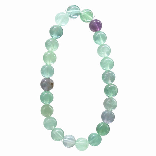 Bracelet -Rainbow Fluorite -8mm -8mm -Arômes & Évasions