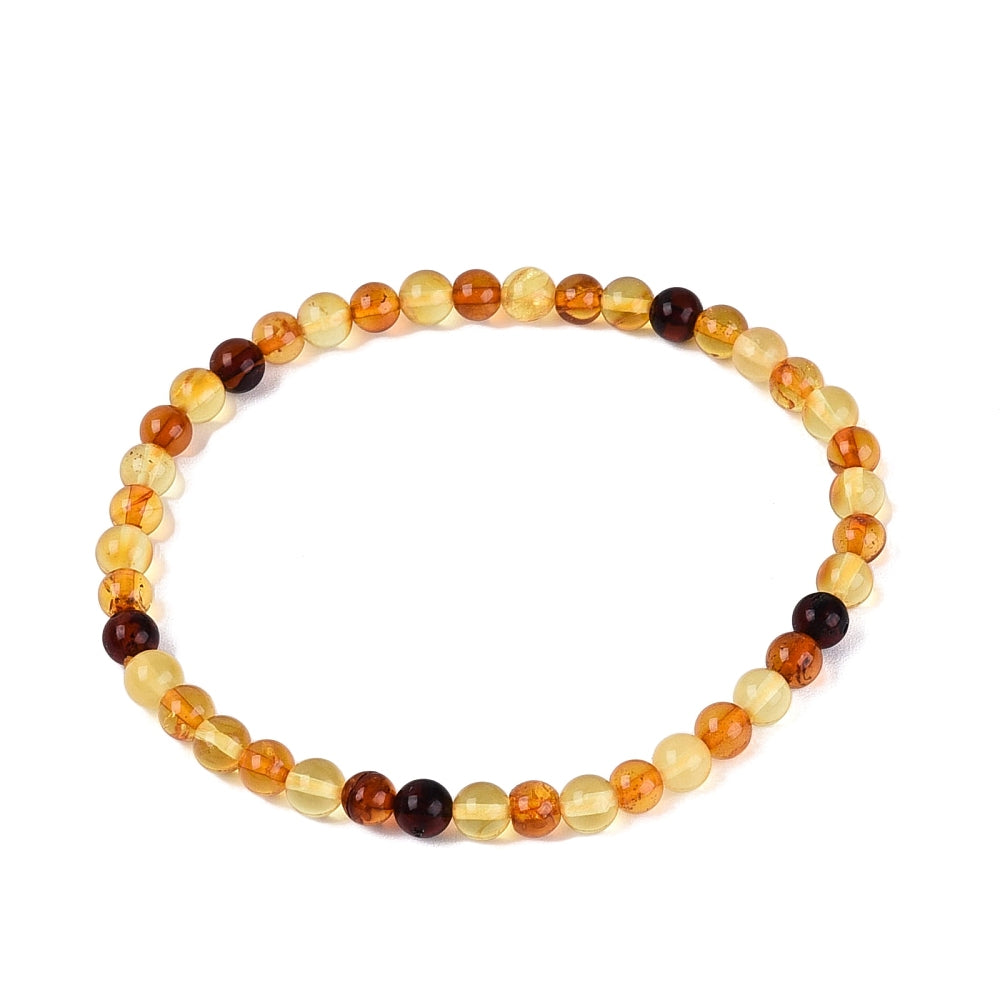 Bracelet - Amber - 4mm
