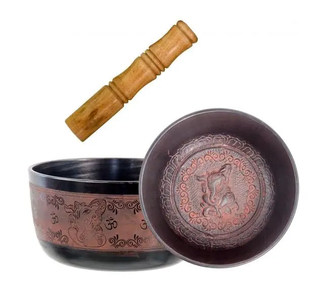 Singing Bowl - Ganesha - 7.5″ DI -6"DIA -Arômes & Évasions