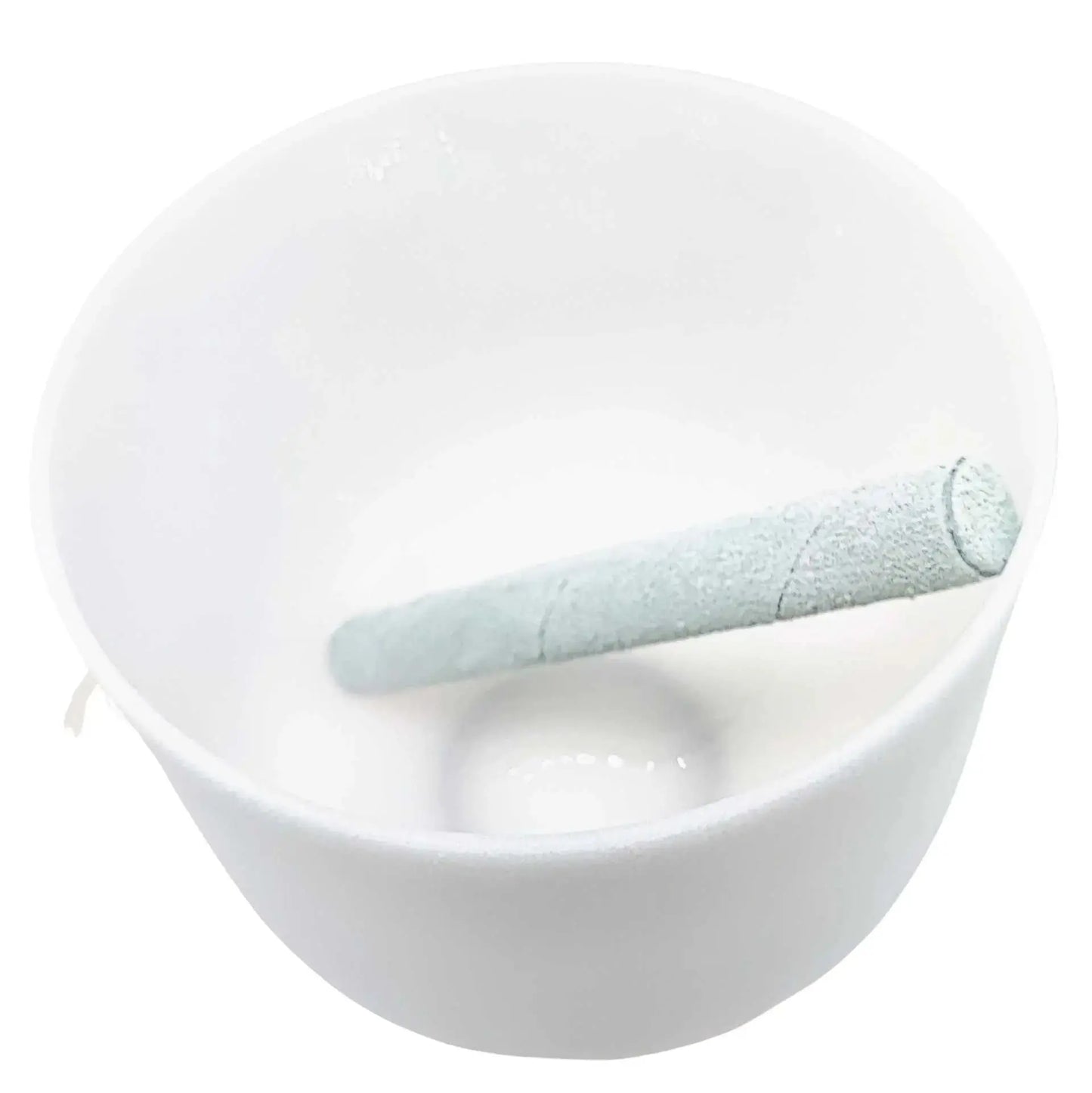 Crystal Singing Bowl - Frosted White - 18" - F#3 Note 432Hz -Crystal Singing Bowl -Arômes & Évasions