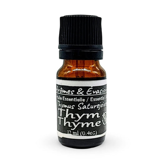 Essential Oil -Thyme (Thymus Vulgaris) -Spicy Scent -Arômes & Évasions