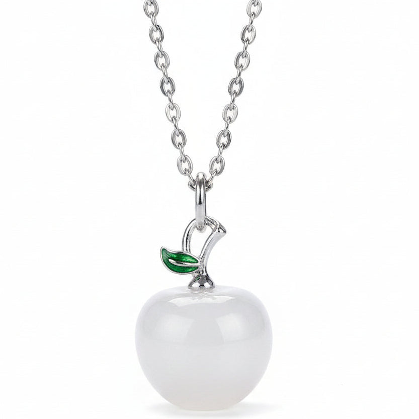 Necklace - Crystal Quartz - Apple Shape