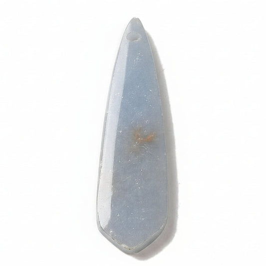 Collier - Angélite Naturelle - Forme de Goutte
