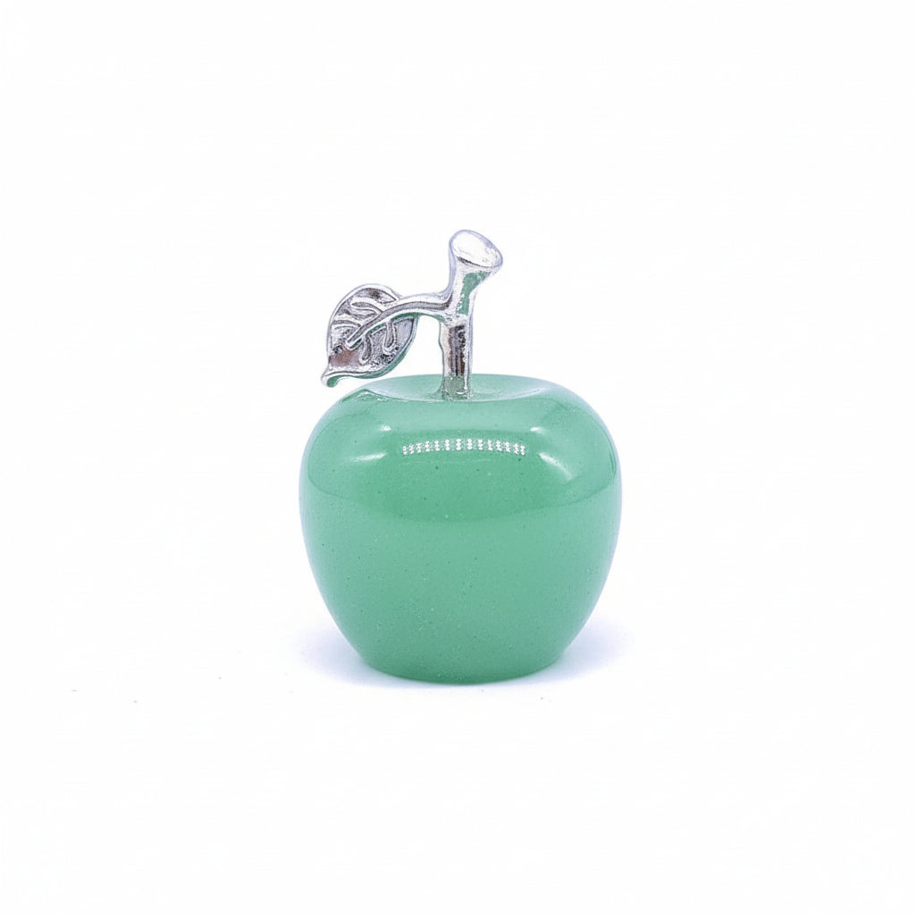 Stone - Green Aventurine - Apple Shape - Tumbled Small: 0.8''