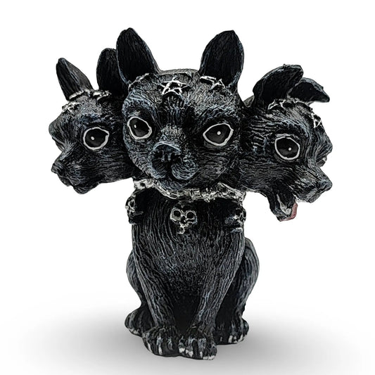 Home Decor -3 Heads Gothic Cat -Black Cat -Arômes & Évasions