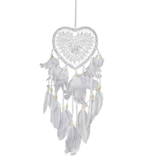 Home Decor -Dreamcatcher -Heart -White