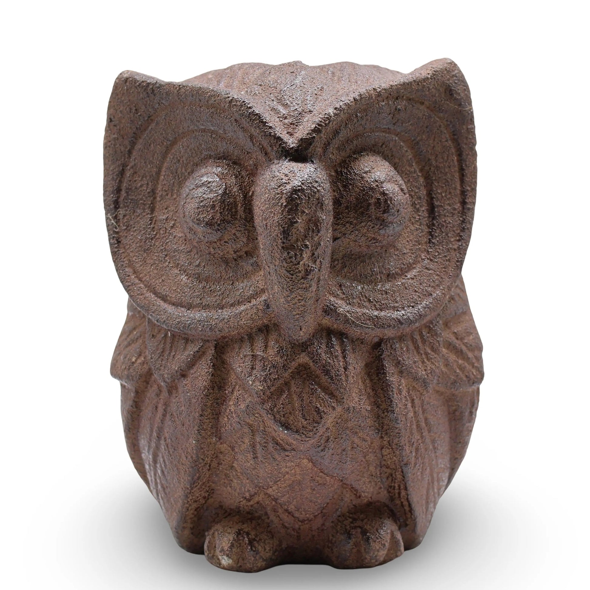 Home Decor - Spirit Animal - Owl - Volcanic Stone Statut - 6" -Owl -Arômes & Évasions