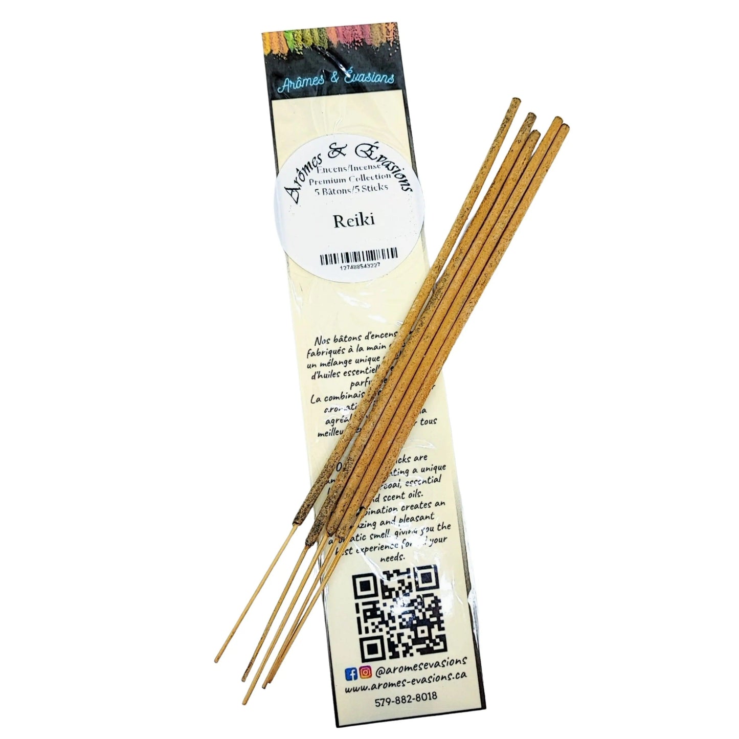 Incense Sticks - Premium Collection - Reiki - Pack of 5 Masala Sticks