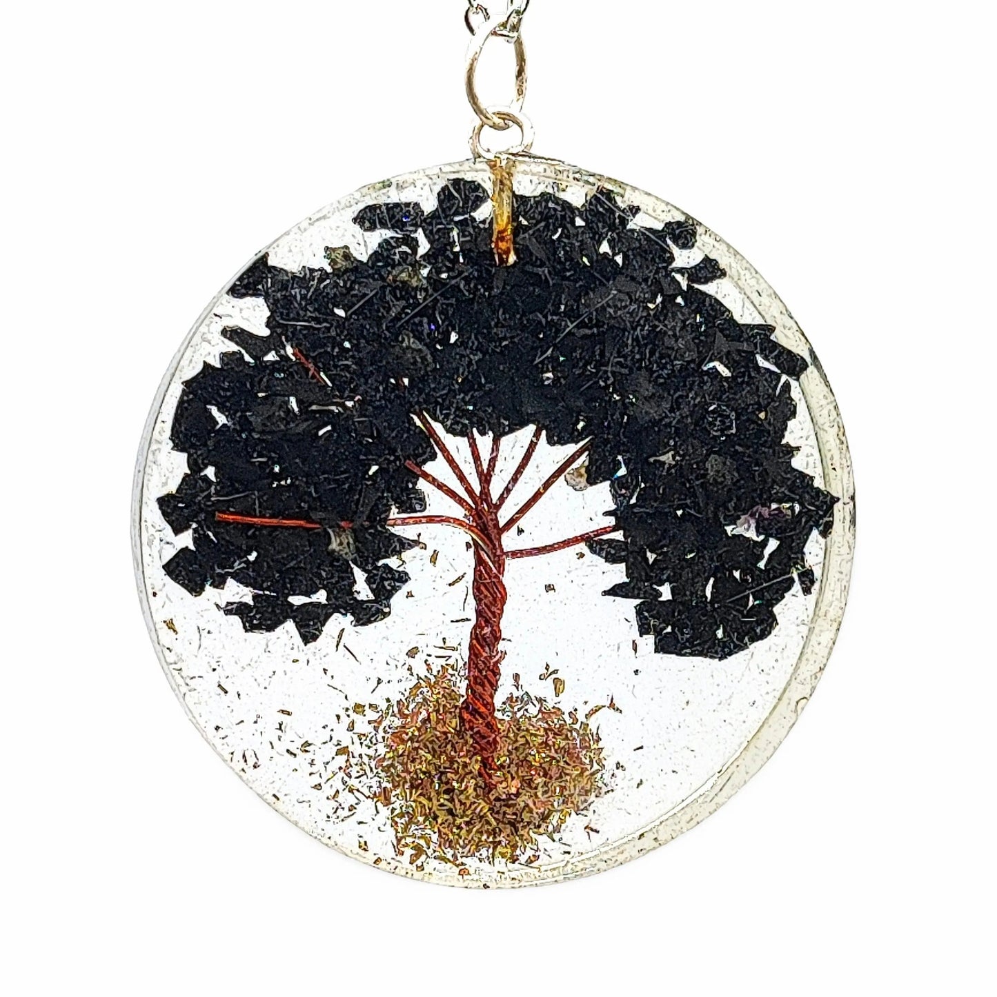 Necklace -Orgonite -Shungite Tree of Life -Orgonite -Arômes & Évasions