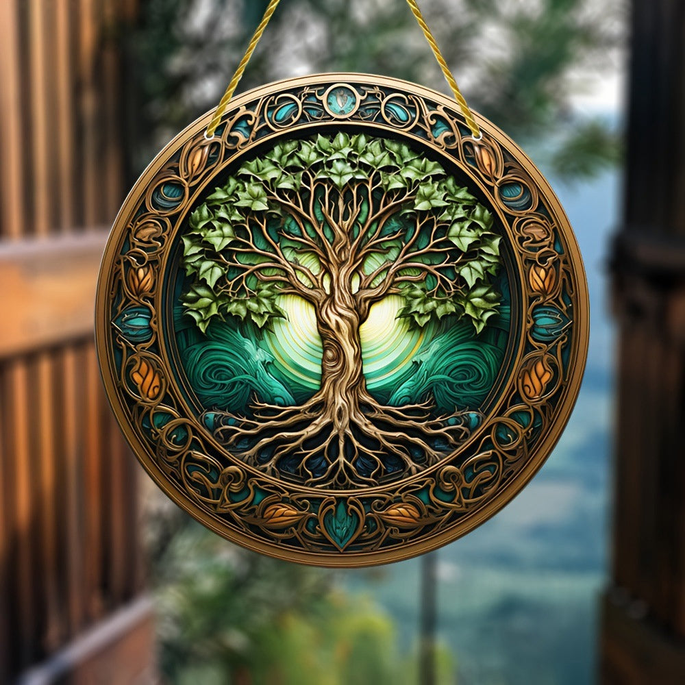 Home Decor - Suncatcher - Tree of Life - Dark Slate Gray