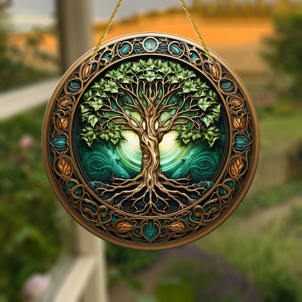 Home Decor - Suncatcher - Tree of Life - Dark Slate Gray