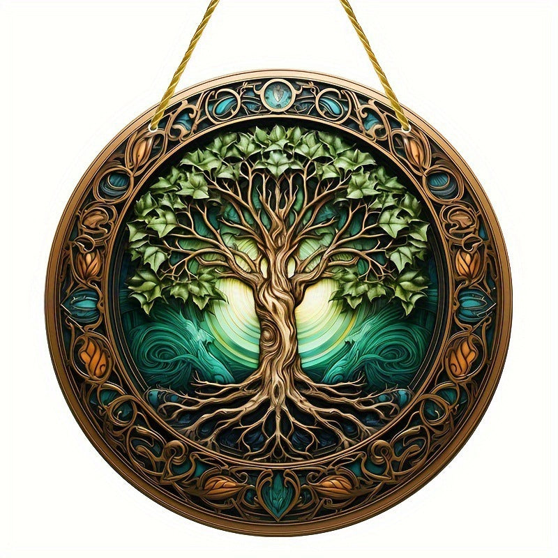 Home Decor - Suncatcher - Tree of Life - Dark Slate Gray